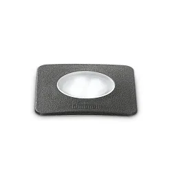 Vloerinbouwarmatuur GRAVITY PT SQUARE SMALL / 90MM stijf, vierkant, begaanbaar GU10 IP67, zwart dimbaar