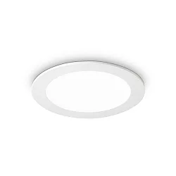 Paneelarmatuur GROOVE ROUND Ø 22.7CM plat, rond, on/off IP20, wit 