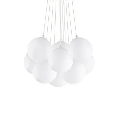 Pendelarmatuur MAPA PLUS 1-vlams E14 IP20, staal, wit