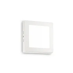 Wand- en plafondarmatuur UNIVERSAL SQUAR IP20, wit