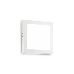 Wand- en plafondarmatuur UNIVERSAL SQUAR IP20, wit