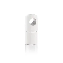 Cable holder for wall and ceiling mountings, Ø 1.5cm / H 3cm, burnished brass