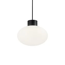 Pendelarmatuur CLIO zonder lampenkap E27 IP44, zwart