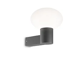 Wandarmatuur voor buitenshuis CLIO zonder lampenkap E27 IP44, antraciet