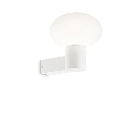 Wandarmatuur voor buitenshuis CLIO zonder lampenkap E27 IP44, wit