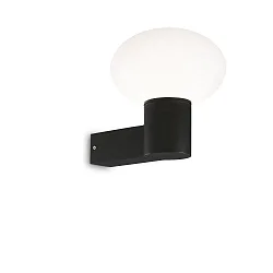 Wandarmatuur voor buitenshuis CLIO zonder lampenkap E27 IP44, zwart