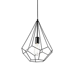 Pendelarmatuur AMPOLLA 3 instelbaar E27 IP20, zwart