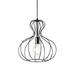 Pendelarmatuur AMPOLLA 1 instelbaar E27 IP20, zwart