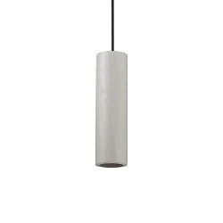 Pendelarmatuur OAK ROUND GU10 IP20, grijs, overschilderbaar