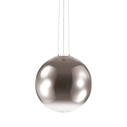 Pendelarmatuur MAPA D50 E27 IP20, chroom, helder