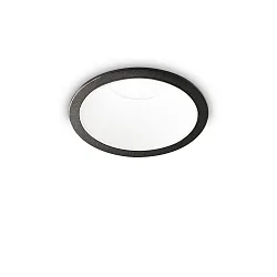 Plafondinbouwarmatuur GAME TRIM ROUND 85MM rond, stijf, UGR < 19, on/off IP40/IP20, zwart, wit 