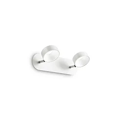 Wand- en plafondarmatuur OBY 2-vlams IP20, wit