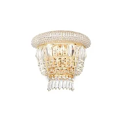 Wall luminaire DUBAI, 2 flames, E14, metal / refined chrystal