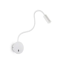 Wandarmatuur FOCUS-2 met flexibele arm IP20, zwart