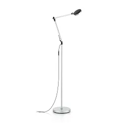Staande lamp FUTURA met scharnierende arm IP20, aluminium