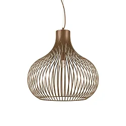 Pendelarmatuur ONION BIG E27 IP20, bruin