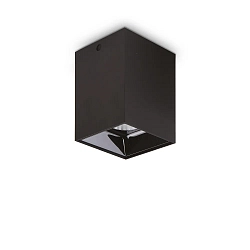 Onbouwdownlight NITRO D07 SQUARE hoekig, stijf, met Lensoptiek, on/off IP20, zwart mat 