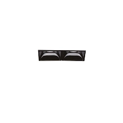Inbouwdownlight LIKA FI TRIMLESS D07 2-vlams, flush, on/off, UGR < 16 IP20, glanzend, zwart 