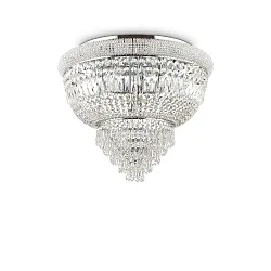 Plafondarmatuur DUBAI 6-vlams E14 IP20, chroom