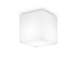 Wandarmatuur voor buitenshuis LUNA MEDIUM E27 IP44, opaalwit