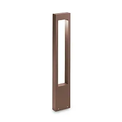 Staande armatuur voor buiten VEGA G9 IP44, transparant, Koffie bruin, gepoedercoat