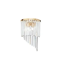 Wandarmatuur CARLTON 3-vlams E14 IP20, goud