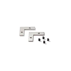 Verbindend deel SLOT RECESSED, metaal, zwart
