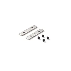 Verbindend deel SLOT RECESSED, metaal, zwart