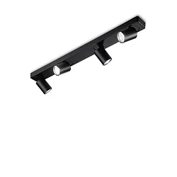 Wall / Ceiling luminaire RUDY, 4 flames, GU10, adjustable, white