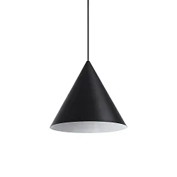 Pendelarmatuur A-LINE groot E27 IP20, zwart mat, gepoedercoat