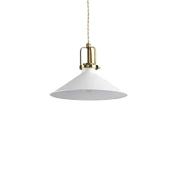 Pendelarmatuur ERIS-3 E27 IP20, goud mat, wit