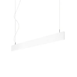 LED pendant luminaire LINUS, 68W 3000K 3850lm 2x104°, 1-10V dimmable, black