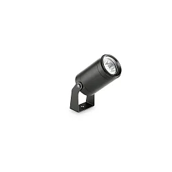 LED floor spot STARLIGHT, IP68, Ø 5cm, aluminium, lead grey, 5.5W 3000K 500lm, open cable end