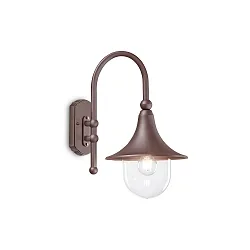 Wandarmatuur voor buitenshuis CIMA E27 IP43, Koffie bruin