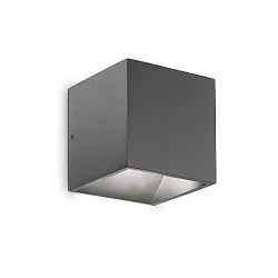 Wandarmatuur voor buitenshuis RUBIK-AP1 1-vlams IP44, antraciet, gepoedercoat