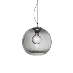 Pendant luminaire NEMO, Ø 20cm, incl. E27 LED 3.2W 3000K, smoked glass