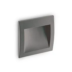 Wandinbouwarmatuur WIRE FI D14 down, asymmetrisch, schakelbaar IP65, antraciet 
