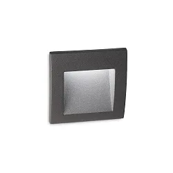 Wandinbouwarmatuur WIRE FI D9 down, asymmetrisch, schakelbaar IP65, antraciet 
