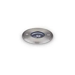 Vloerinbouwarmatuur FLOOR 9 rond IP67, staal 