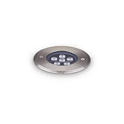 Vloerinbouwarmatuur FLOOR 12 rond IP67, staal 