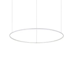 Pendelarmatuur HULAHOOP 1005 rond, instelbaar IP20, wit