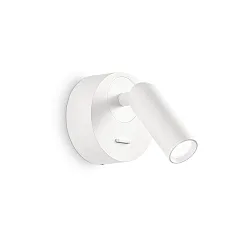 Wandarmatuur BEAN rond, met schakelaar IP20
