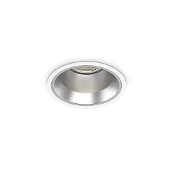 Plafondinbouwarmatuur OFF 110 rond IP20, wit