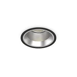 Plafondinbouwarmatuur OFF 110 rond IP20, zwart