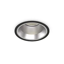 Plafondinbouwarmatuur OFF 162 rond IP20, zwart