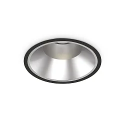 Plafondinbouwarmatuur OFF 218 rond IP20, zwart
