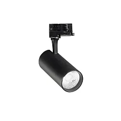 3-phase spot FOX 25W BIG / ON-OFF 840 adjustable, on/off IP20, black matt 