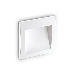 Wandinbouwarmatuur WIRE FI D14 down, asymmetrisch, schakelbaar IP65, wit 