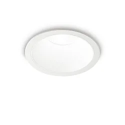 Plafondinbouwarmatuur GAME TRIM ROUND 120MM rond, UGR < 19, schakelbaar IP40/IP20, wit mat 