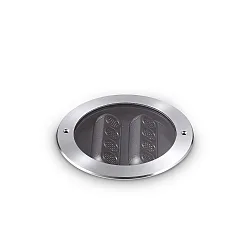 Vloerinbouwarmatuur TAURUS PT D17 ACCENT ROUND 2-voudig, draaibaar, toegankelijk, schakelbaar IP67, staal 
